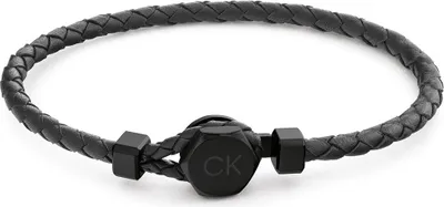 Immagine prodotto di Calvin Klein - 35000262 - Bracciale - Uomo - Pelle - Nero - 19,5 cm