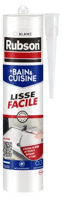 Image de Mastic d'étanchéité Lisse facile RUBSON, blanc, 280 ml