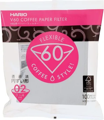 Produktbild von HARIO Papierkaffeefilter "V60" Gr. 02