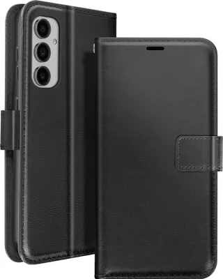 Immagine prodotto di Mayaxess, Custodia a portafoglio Samsung Galaxy S24 FE Funzione stand con cinturino, nero