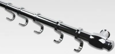 Produktbild von Hängeleiste/Küchenleiste zur Wandbefestigung 100cm, mit 10 Haken