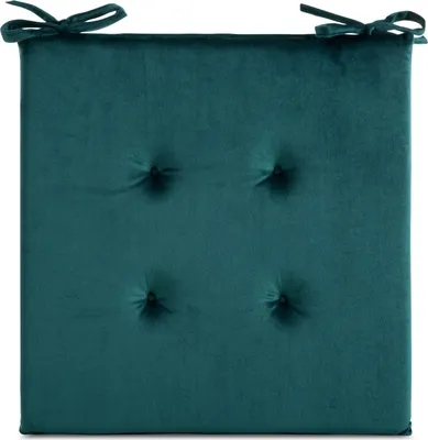 Produktbild von EUROFIRANY | Sitzkisse - Sitzauflage - Gaja - 40x40 cm - Türkis - Elegantes Design - Komfortabel und Stilvoll