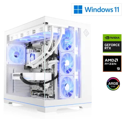 Produktbild von Gaming PC M13600H / AMD Ryzen 7 9800X3D, 8x 4700 MHz / NVIDIA RTX5070 / 32 Go DDR5 RAM / M.2 SSD 1000 GB - Windows 11 Home