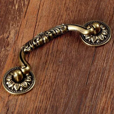 Produktbild von Famanu Möbelgriffe Antik Bronze - 5 Stück, 96 mm Bohrabstand