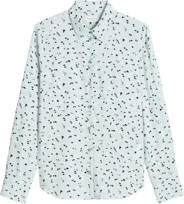 Produktbild von Woven Blouses Longsleeve 5365 Aqua_Multi_01 Größe 42