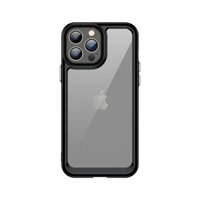 Produktbild von Outer Space Case Hülle Cover Handy-Hülle Schutz Hardcover Gelrahmen kompatibel mit iPhone 13 Pro Schwarz