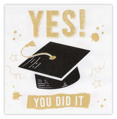 Produktbild von 20 Servietten Graduation Glam 33cm