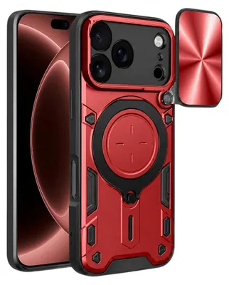 Obrázok produktu pre Techsuit - Kryt CamGuard Pro pre iPhone 18 Pro Max / iPhone 17 Pro Max - červený