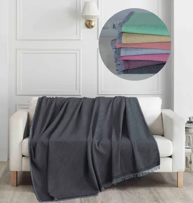 Produktbild von L'Essentiel Linge de Maison, Elite - Black, Stuhlüberzug, Stuhlüberzug, 100% BAUMWOLLE, 175 x 230 cm