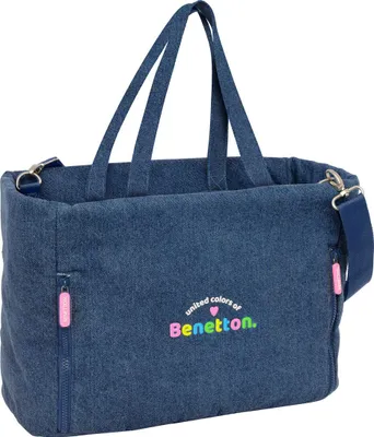 Immagine prodotto di Borsa per laptop in denim Benetton