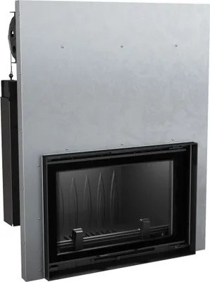 Produktbild von Kamineinsatz Gusseisen WIKTOR 14 kW Ø 200 mit Schiebetür