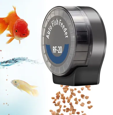 Aquarium-Futterautomat mit Timer, 108 ml, für Pulver, Pellets & Granulat