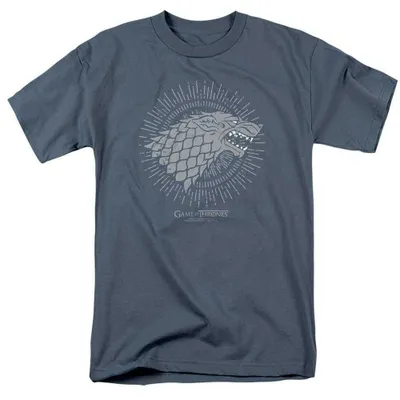 Produktbild von Game of Thrones - "Stark Burst" T-Shirt für Herren/Damen Uni TV38355 (XL) (Schiefer)