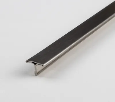 Produktbild von PROVISTON Bauprofil | 7 x 25 x 2500 mm | T-Profil Montageprofil Metallprofil Bodenprofil Aluminium eloxiert Edelstahl matt