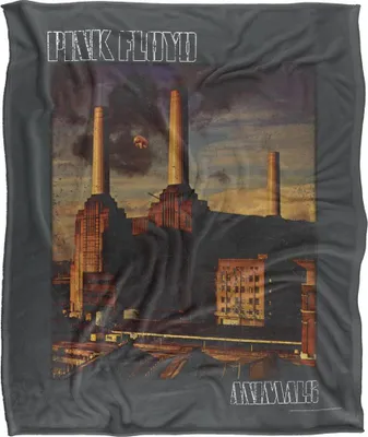 Immagine prodotto di Pink Floyd - Coperta sbiadita "Animals", setosa, supermorbida TV23544 (Taglia unica) (Grigio/Colore)