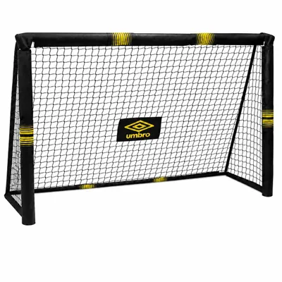 Produktbild von Umbro Umbro Fußballtor - 180 x 120 x 60cm - Fußballtor groß - Metall - schwarz/gelb