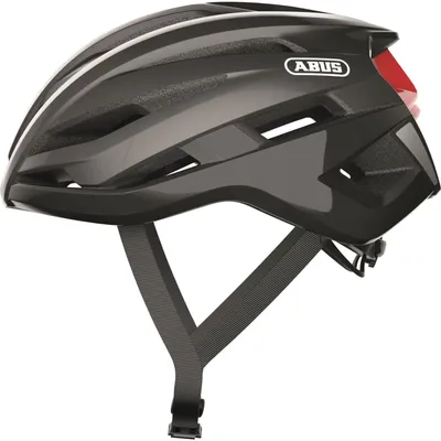 Zdjęcie produktu dla Kask rowerowy szosowy ABUS StormChaser - Lekki i wygodny kask rowerowy do profesjonalnej jazdy na rowerze dla mężczyzn i kobiet - tytanowy (szary), rozmiar XL (61-63 cm?)