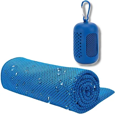 Produktbild von kühlende Handtücher 90 x 30cm - Eishandtuch - Kühlhandtuch - Saugfähig - Mikrofaser - Hals und Gesicht - für Training, Yoga, Camping, Outdoor-Sport
