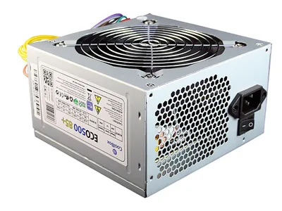 Obrázek produktu pro CoolBox ECO500 85+, 300 W, 230 V, 50 Hz, 5 A, +12V1,+12V2,+3.3V,+5V,+5Vsb,-12V, Aktivní