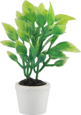 Produktbild von Künstliche Miniatur Grüne Pflanze Bonsai Gefälschte Topfpflanze Garten Dekor Zubehör