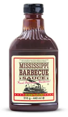Obrázok produktu pre Mississipi Barbecue Sweetn Spicy Sauce süss und scharf 440ml