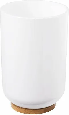 Image de Aqualine Snow - Gobelet pour brosses à dents et dentifrice, blanc 7579