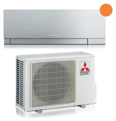 Immagine prodotto di Condizionatore Mitsubishi Electric Kirigamine Zen Silver 9000 Btu MSZ-EF25VGKS R-32 Wi-Fi Integrato