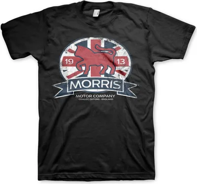 Produktbild von Morris Motor Co. England T-Shirt - Small - Black