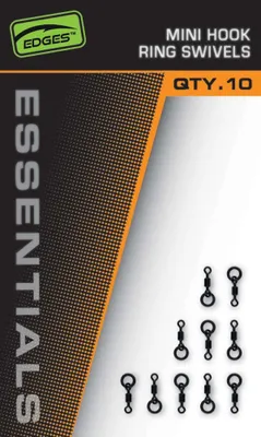 Produktbild von Fox Edges Mini Hook Ring Swivels - 10 Ringwirbel