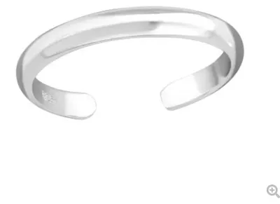 Produktbild von Zehenring schmal, elegant und schlicht 925 Silber