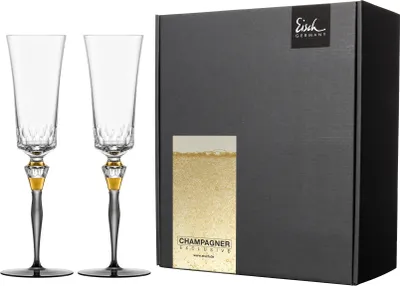 Produktbild von EISCH 2 Champagnergläser 596/71 grau im GK Festivity CHAMPAGNE EXCLUSIV 47759681