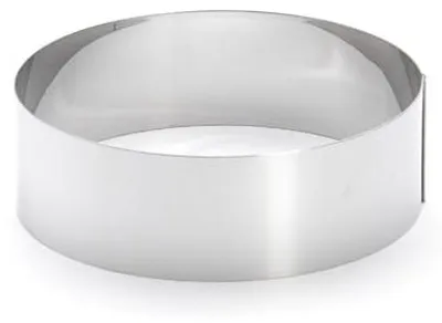 Image de de Buyer 3989.14, Moule à gâteau rond, Acier inoxydable, Acier inoxydable, 14 cm, 1 pièce