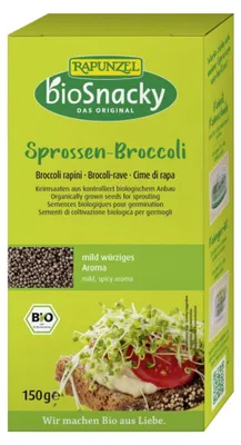 Image de Pousses de brocoli Rapunzel bioSnacky  4 x 150 g