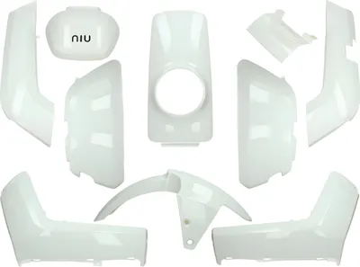 Produktbild von Verkleidungskit 10-teilig weiß glänzend für NIU MQi, NQi