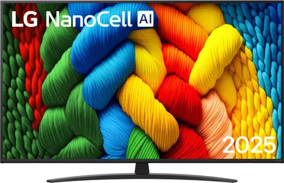 Produktbild von LG NanoCell AI 55NANO81A6A 139,7 cm (55") 4K Ultra HD Smart-TV WLAN Schwarz