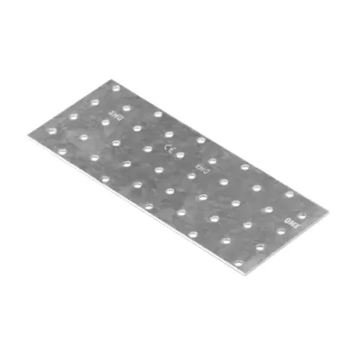 Immagine prodotto di Piastra forata 200 x 80 x 2,00 mm Connettore piatto Connettore in legno zincato