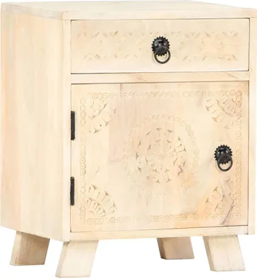 Obrázek produktu pro Noční stolek 40 x 30 x 50 cm Masivní dřevo Mango