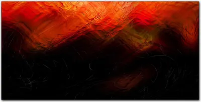 Produktbild von Coloray Bild aus Leinwand 140x70 Leinwand Dekoration - Feuer in der Nacht