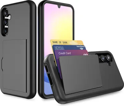 Image de Smartphonica Etui pour téléphone portable adapté à Samsung
Galaxy A25 strong TPU with card slot - Etui TPU strong avec emplacement pour carte -
Noir