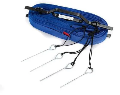 Productafbeelding van Lijnen voor beachvolleybal - speelveldmarkering - 16 m x 8 m - blauw