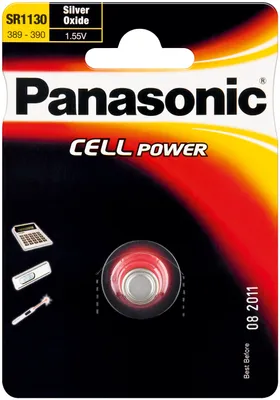 Image de Panasonic SR54 EL/SR1130 EL 1BL Batterie à usage unique Argent-Oxide (S)