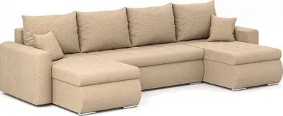 Produktbild von Ecksofa Luis, Eckcouch U-Form, Sofa, Couch, mit Schlaffunktion, Bettkasten, dekorative Steppung, Polstermöbel, Storm 06