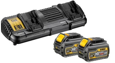 Produktbild von DEWALT Li-Ion-Akku-Starter-Set 54V 2x6,0 Ah