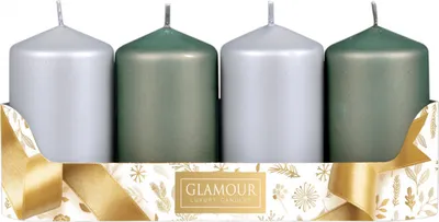 Immagine prodotto di Nohel Garden Candele dell'Avvento d5x9cm MIX tappetino in metallo 2+2pz