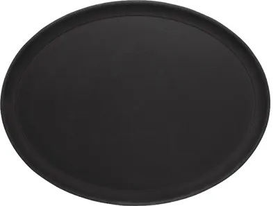 Produktbild von Tablett, oval, rutschfest schwarz