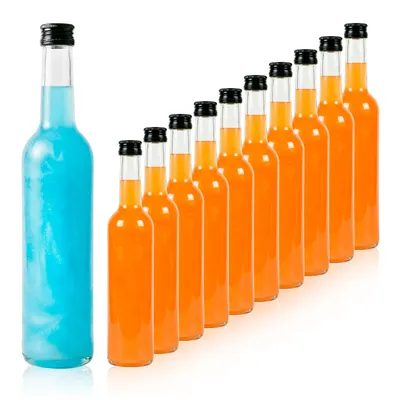 Zdjęcie produktu dla SUPERBUTELKI - Zestaw 20x Butelka Futura 350 ml NA ZAKRĘTKĘ na wino, nalewki, syrop, likier, oleje