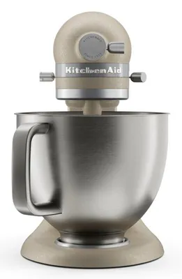 Zdjęcie produktu dla KitchenAid 5KSM50PKVEOC, Mikser stojący, Beżowy, Bić, Miksowanie, Whisking, 4,7 l, Oat, Dźwignia