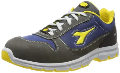 Immagine prodotto di Diadora Utility, scarpa da lavoro unisex, modello Run Low S3 SRC ESD, colore Grigio Castello/Blu, taglia 39 EU