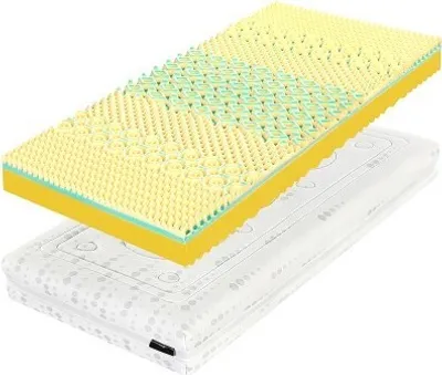 Produktbild von Ortopedic Memory Schaumstoffmatratze 90x200 cm - Matratze mit Härtegrad H4/H3 - Höhe 18 cm, 7-Zonen, Schaumstoffmatratze, Bettmatratze
