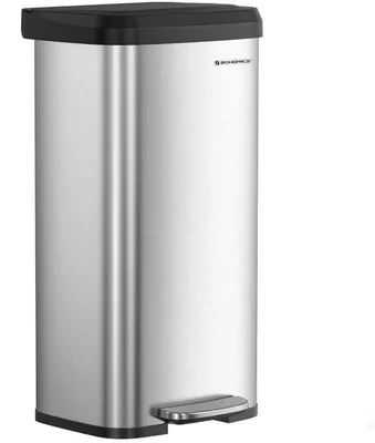 Produktbild von Küchenabfalleimer LTB520E68, 68 l, aus Metall, silberfarben